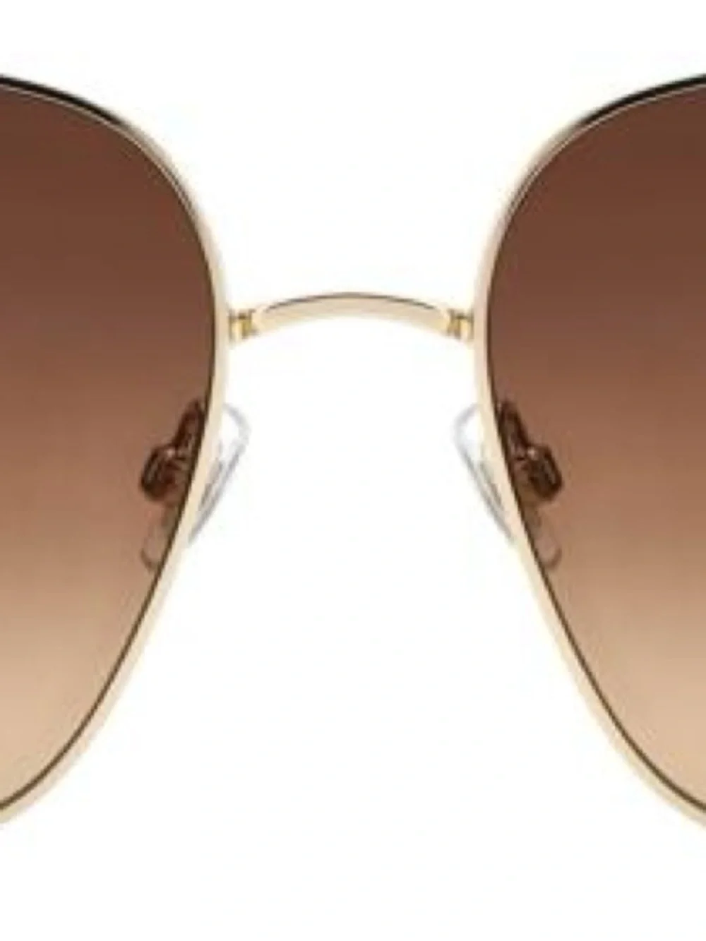 Fossil Billie FOS 2133/G/S Gold Havana Brown Gradient Sunglasses w/ Case - Picture 3 of 5